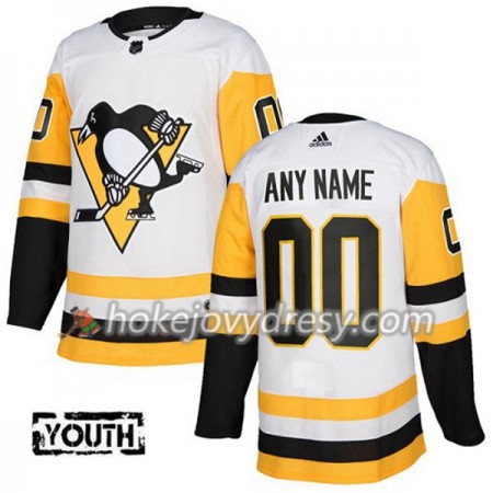 Dětské Hokejový Dres Pittsburgh Penguins Personalizované Bílá 2017-2018 Adidas Authentic